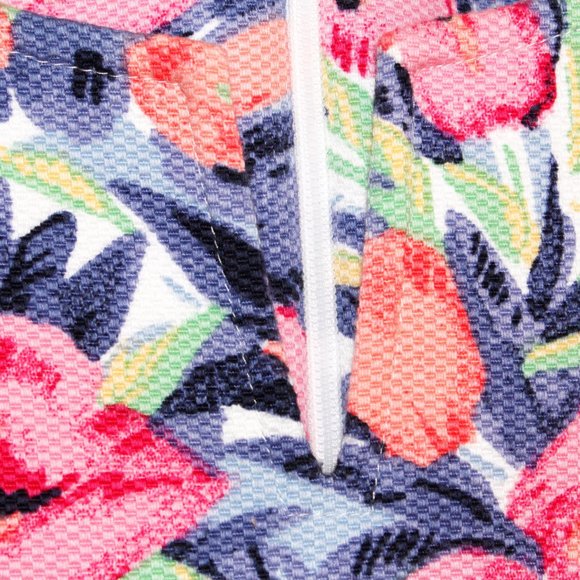 Talbots Tulip Floral Split Neck Shift Dress - Picture 5 of 16